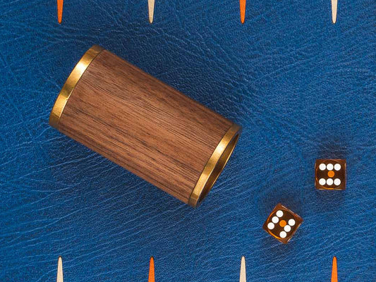 Luxury backgammon shakers