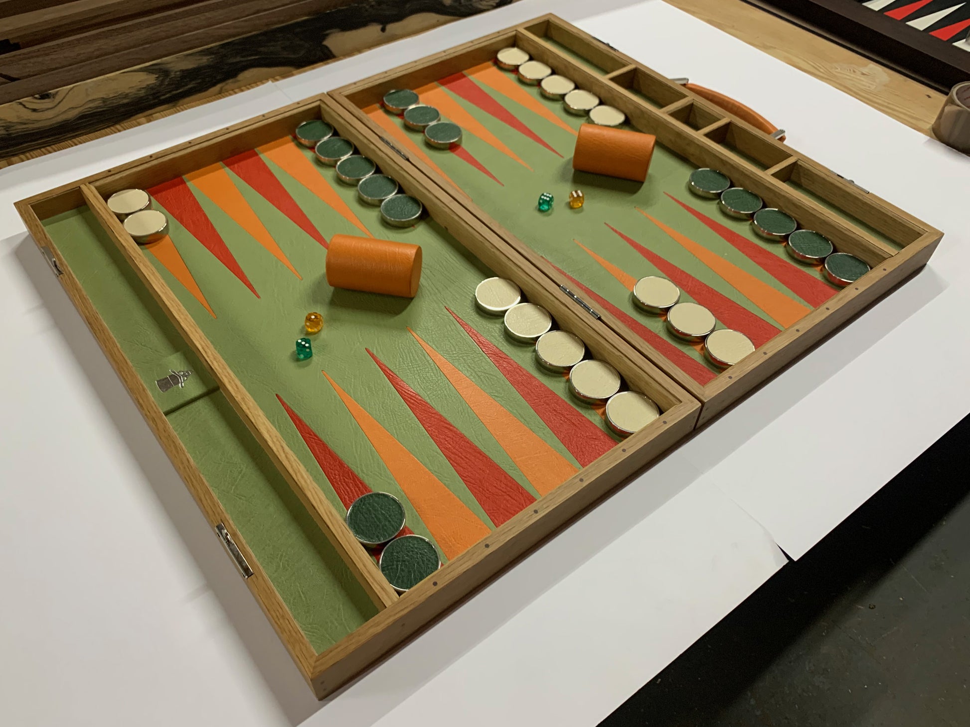 JOKER - leather backgammon boards